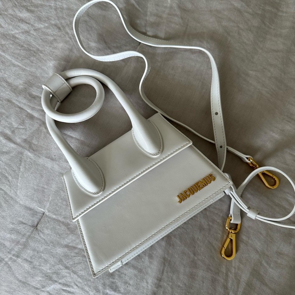 Jacquemus Le Chiquito Noed Bag in white